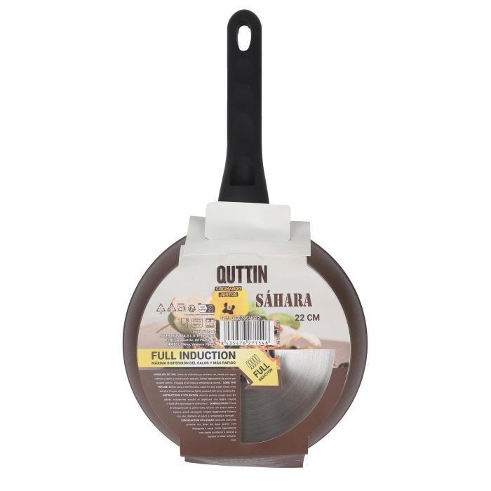 Sartén de aluminio forjado 22 cm M/Soft Full Saha - Quttin (6 Unidades) 4 Sartén de aluminio forjado 22 cm M/Soft Full Saha - Quttin (6 Unidades) 4