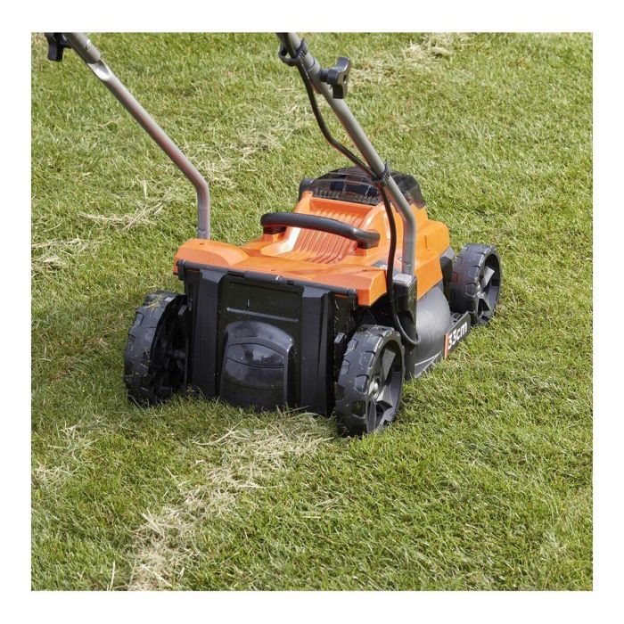 Black & Decker BCMW3318L2-QW Cortacésped Inalámbrico Litio 18V 33 cm, 2.5Ah con 2 baterías y cargador 6