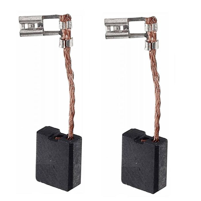 Grafitos Marjal 9240 Escobillas de Carbón 6x16x20 mm de Repuesto para Máquinas Electroportátiles, Set de 2 Unidades
