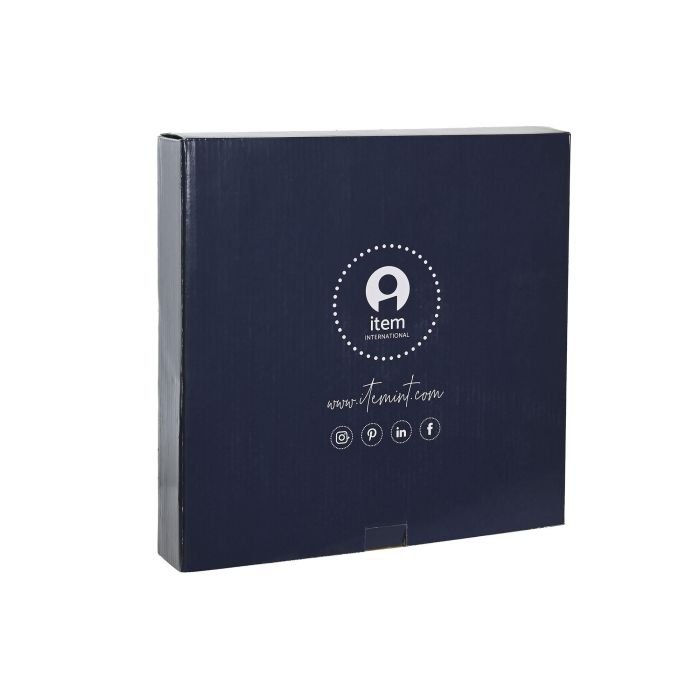 DKD Home Decor Frutero Shabby Azul Rosa Porcelana y Metal 27 x 34 x 27 cm 3