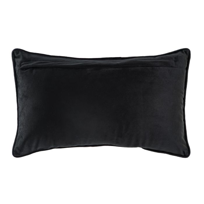 DKD Home Decor Cojín Árabe Negro de Poliéster 10x50x30 cm con Cremallera Oculta 2 DKD Home Decor Cojín Árabe Negro de Poliéster 10x50x30 cm con Cremallera Oculta 2