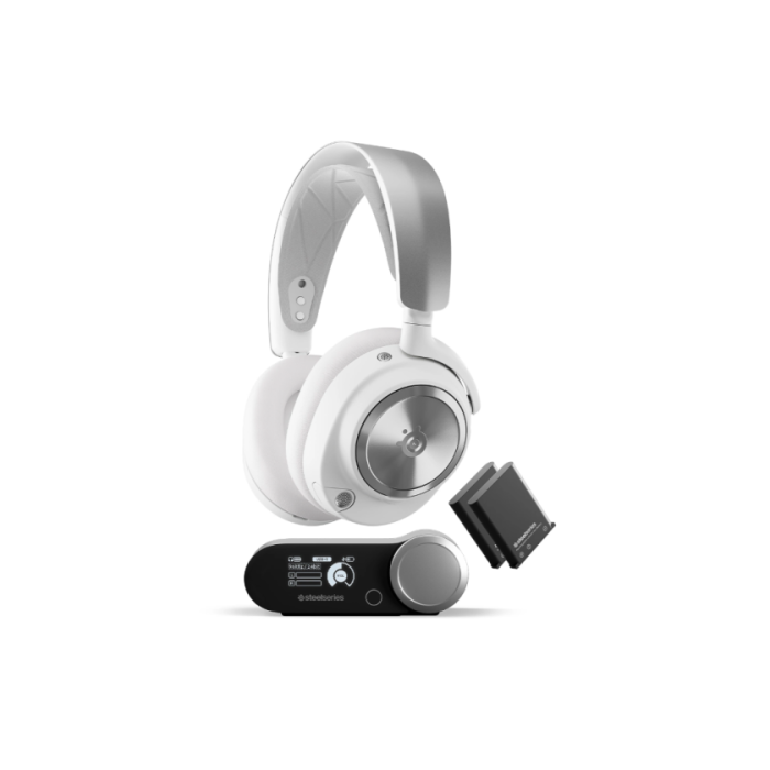 SteelSeries Arctis Nova Pro Auriculares Gaming Inalámbricos Over-Ear ANC Blanco con USB-C para PC/Mac/PS/Xbox 2 SteelSeries Arctis Nova Pro Auriculares Gaming Inalámbricos Over-Ear ANC Blanco con USB-C para PC/Mac/PS/Xbox 2