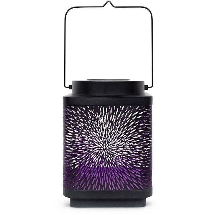 Garden ID 70703226 Linterna solar Attract Morado 16x16x23 cm para exterior, autonomía 6-8h, diseño móvil con botón On/Off 1 Garden ID 70703226 Linterna solar Attract Morado 16x16x23 cm para exterior, autonomía 6-8h, diseño móvil con botón On/Off 1