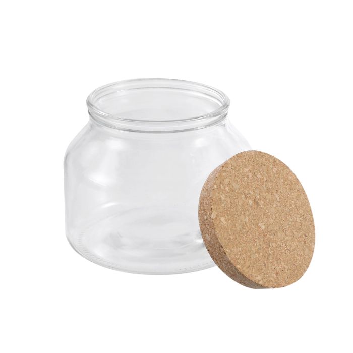 Tarro de vidrio con tapón de corcho 1600 ml - La Mediterranea (8 Unidades) 5 Tarro de vidrio con tapón de corcho 1600 ml - La Mediterranea (8 Unidades) 5