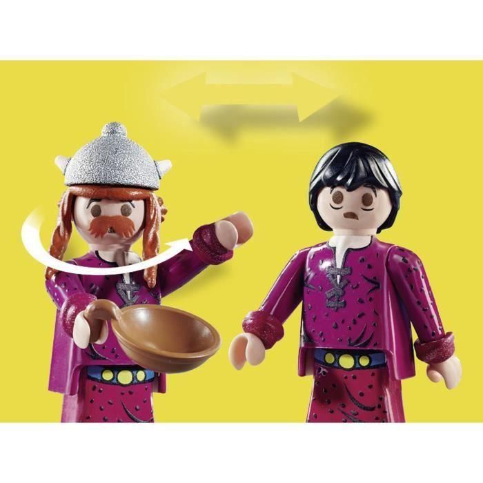 Panorámix con el caldero de la poción mágica playmobil astérix 3