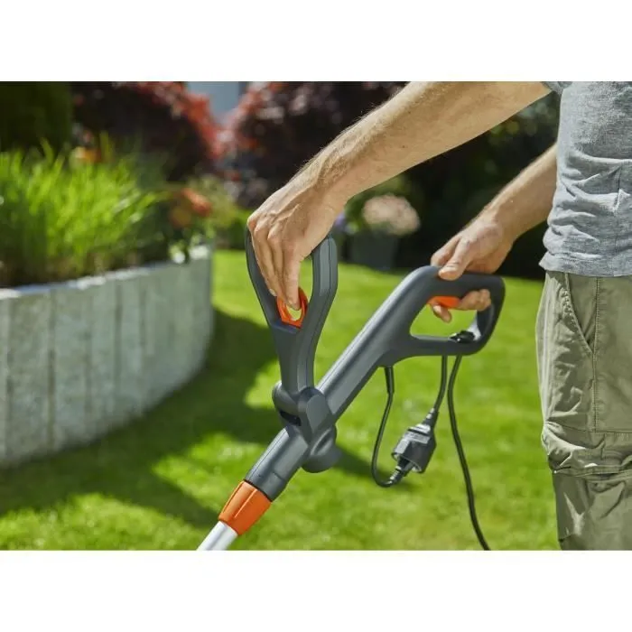 Gardena Recortadora de Hilo EasyCut 450/25 - 450 W, Ancho de Corte 25 cm, Mango Abatible 2