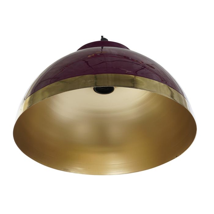 DKD Home Decor Lámpara Techo Moderno Lila Rosa 33 x 24 x 33 cm (2 Unidades) 3