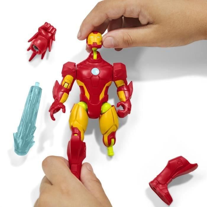 MixMashers Iron Man, figura personalizable de 12 cm para mezclar y combinar con accesorios, Marvel, a partir de 4 años 2