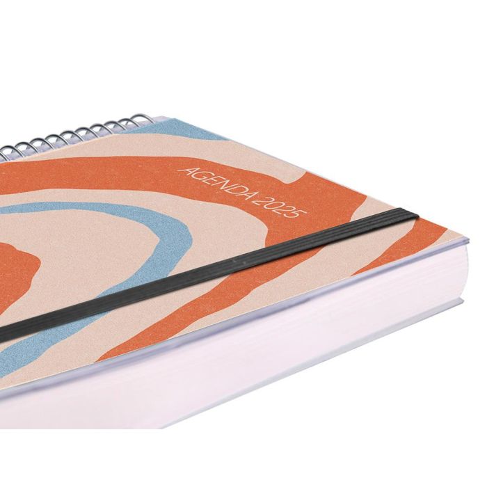 Agenda Espiral Liderpapel Tinos A5 2025 Personalizable Dia Pagina Papel 70 gr 7