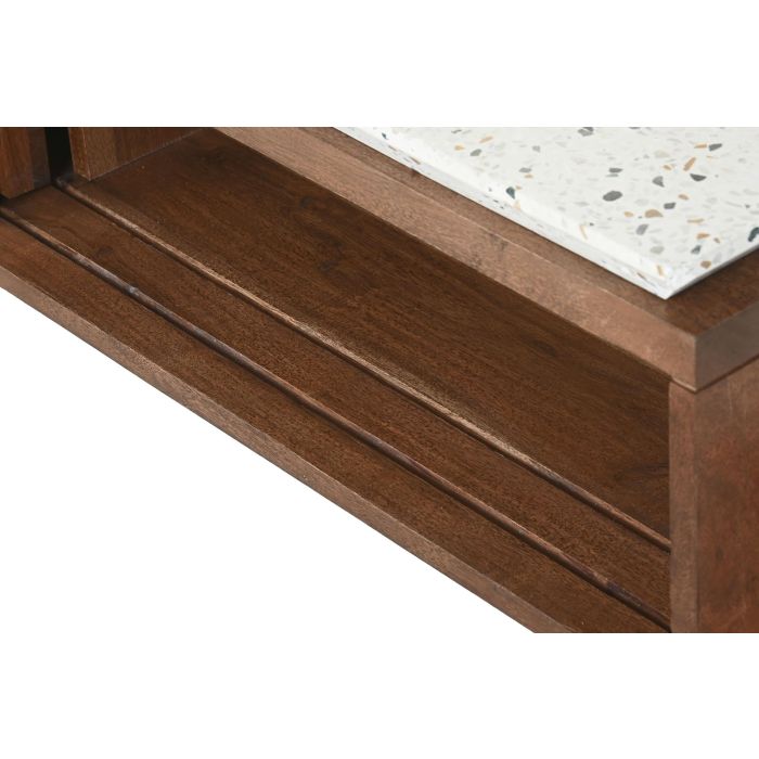 DKD Home Decor Mesa de Centro Oriental Moderna de Terrazo y Madera de Acacia para Salón - Colección Terrazo 127x67x47 cm 5 DKD Home Decor Mesa de Centro Oriental Moderna de Terrazo y Madera de Acacia para Salón - Colección Terrazo 127x67x47 cm 5