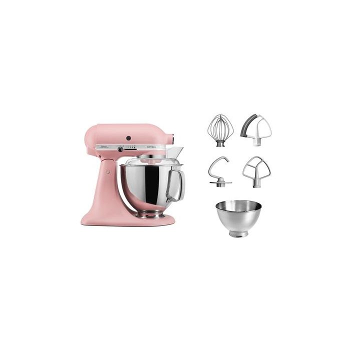 Kitchenaid 5KSM175PSEDR Robot de Cocina Artisan 4.8L Rosa Pétalo 10
