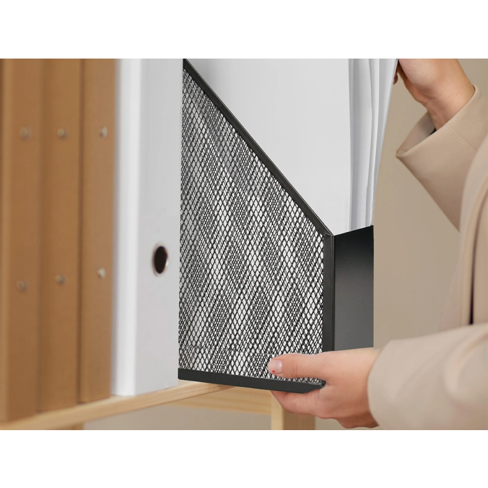 Q-connect Revistero Metálico Rejilla Negro 79x289x250 mm 7