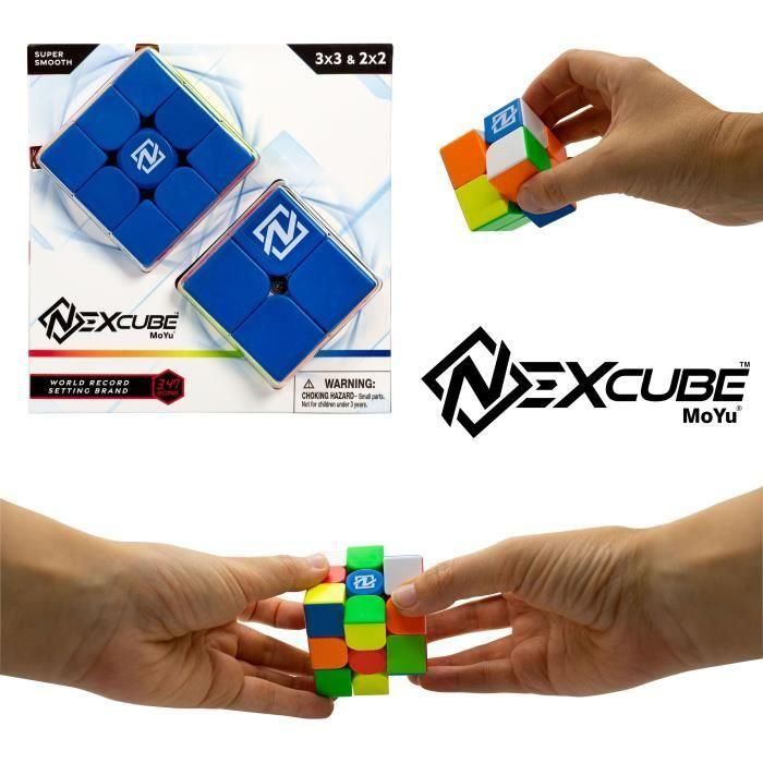 Cubonexcube 3x3 + 2x2 clasico. 12,70x5,50x13cm 1