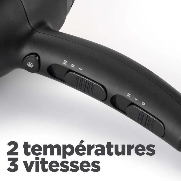 Babyliss D563de Secador de Pelo Power Dry 2100W Motor DC, 3 Temperaturas/2 Velocidades, Aire Frío, Concentrador, Difusor 2