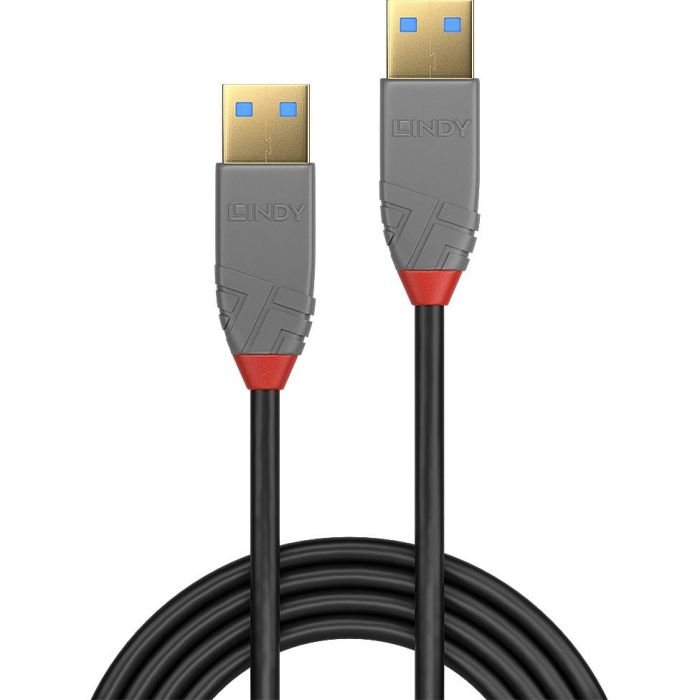 Lindy Cable USB 3.2 Type A 5m Anthra Line, 5Gbps 1