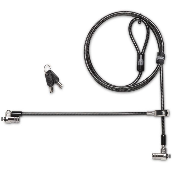 Kensington Candado Doble con Llave MicroSaver 2.0 para Portátiles de Acero al Carbón Negro 1 Kensington Candado Doble con Llave MicroSaver 2.0 para Portátiles de Acero al Carbón Negro 1