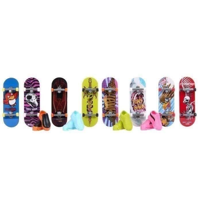 Pack Tony Hawk Fingerskate - Caja de 8 tablas - HOT WHEELS - Multicolor 1 Pack Tony Hawk Fingerskate - Caja de 8 tablas - HOT WHEELS - Multicolor 1