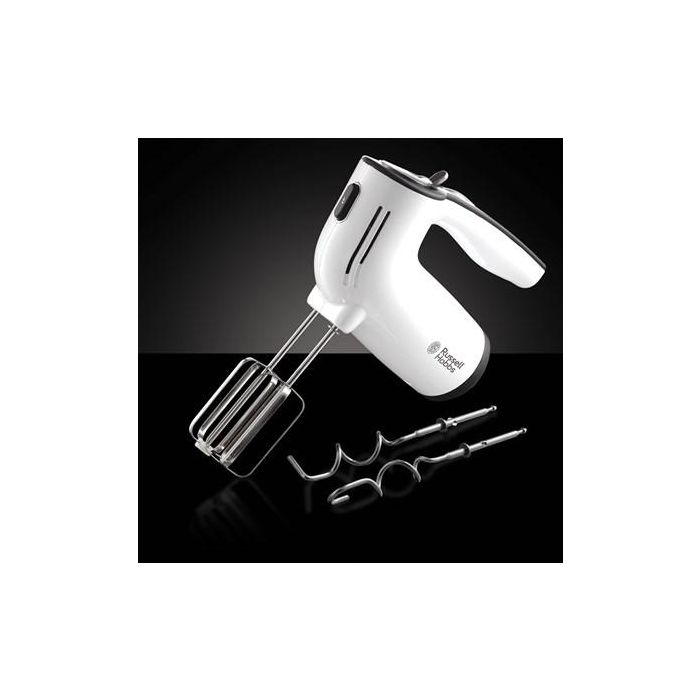 Russell Hobbs Batidora Amasadora Fija y de Mano Aura, 5 Velocidades con Función Turbo, Cuenco de Acero Inoxidable 3.5L 3 Russell Hobbs Batidora Amasadora Fija y de Mano Aura, 5 Velocidades con Función Turbo, Cuenco de Acero Inoxidable 3.5L 3