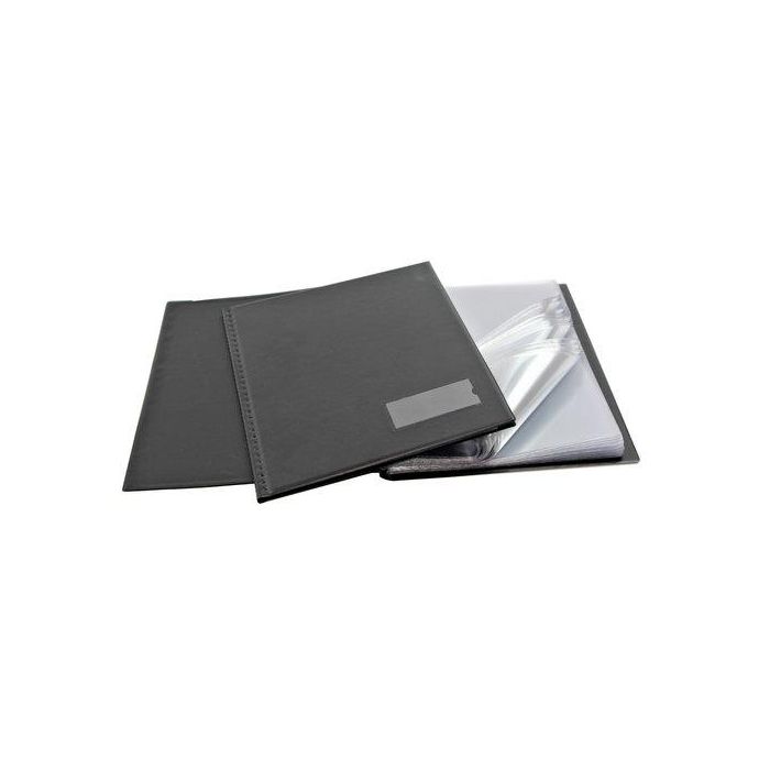 Carpeta Fundas (Tarifario) Iberplas Pvc Rigido Fº 10 F. Negro