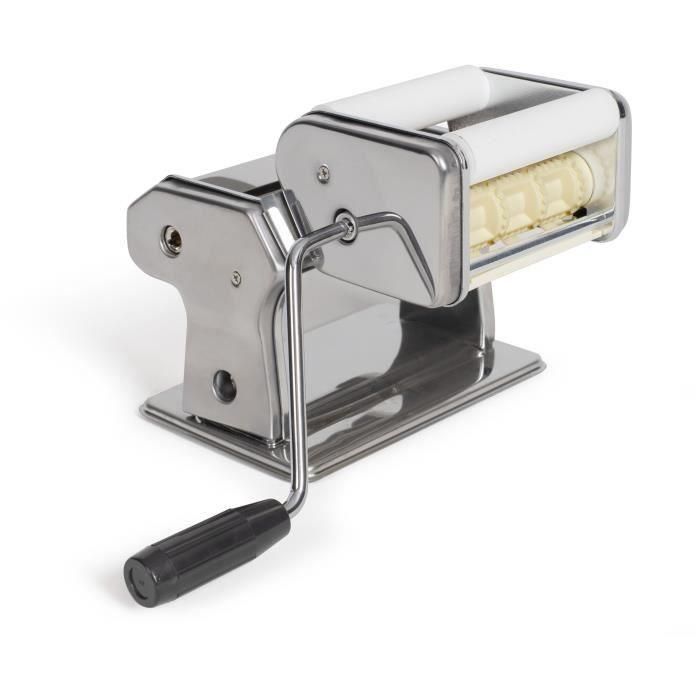 ARTISTAS DE COCINA Máquina de Ravioles y Espaguetis Profesional 9 Posiciones (6 a 1 mm) Laminador de Pasta Manual para Encimera 1