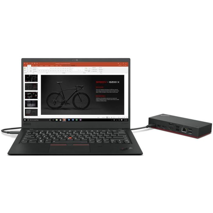 Lenovo DOCK ThinkPad Universal USB-C Dock 90W - Estación base 4K Ultra HD para 3 monitores 4