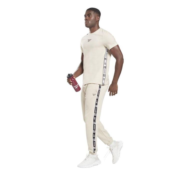 Camiseta de Manga Corta Hombre Reebok HB2150 Beige (S)