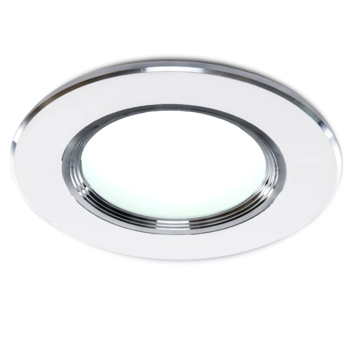 Foco Downlight LED 5W 400Lm 6000K Aro Plateado 40.000H [PCE-DL5W-P-CW]