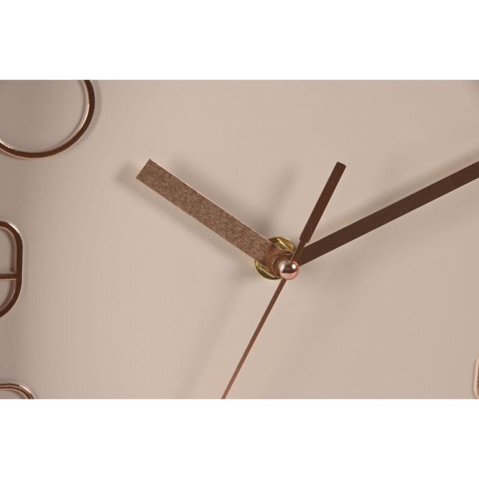 Reloj Pared Scandi DKD Home Decor Rosa Palo Verde 5 x 28.5 x 28.5 cm (3 Unidades) 2 Reloj Pared Scandi DKD Home Decor Rosa Palo Verde 5 x 28.5 x 28.5 cm (3 Unidades) 2