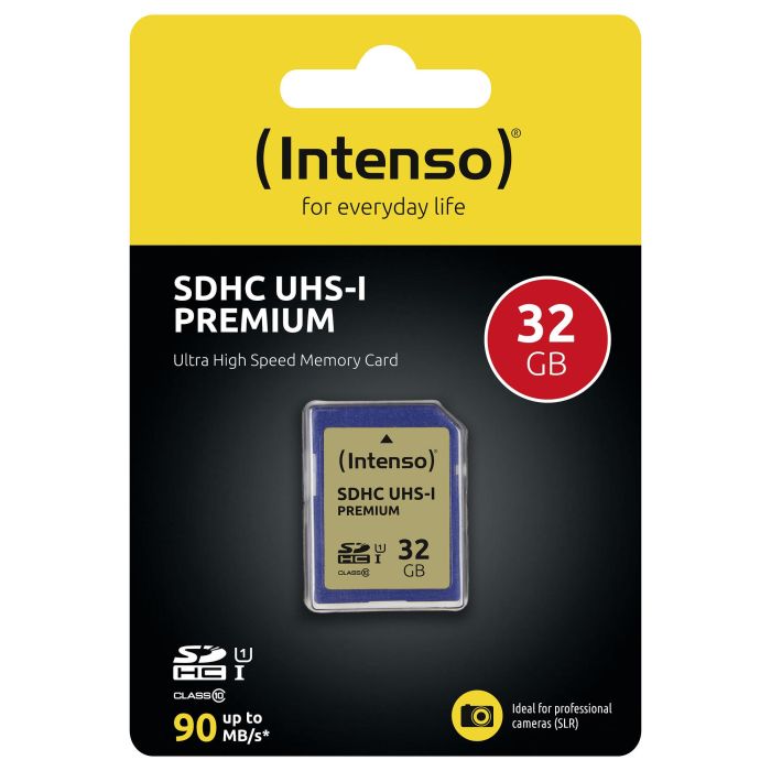 Intenso Tarjeta SDHC Premium 32GB 45MB/s 3421480 Clase 10 UHS-I 1