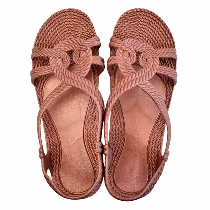 Sandalias de Mujer Brasileras Esmirna Marrón 1