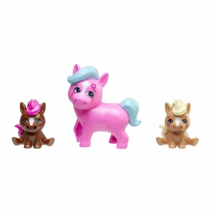 Enchantimals-Pony Thinking Family-Muñeca y 3 figuras de pony HXB99 3