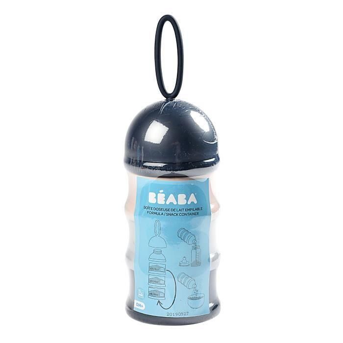 BEABA Dispensador de leche apilable (azul oscuro + gris + rosa) 1 BEABA Dispensador de leche apilable (azul oscuro + gris + rosa) 1