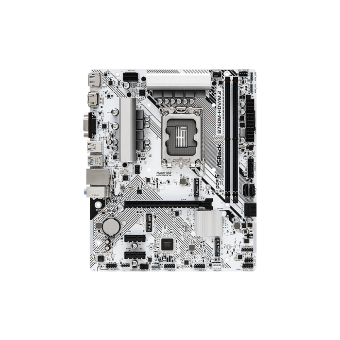 ASRock B760M-HDV/M.2 Placa Base Intel B760 LGA 1700 Micro ATX DDR5-SDRAM 90-MXBMJ0-A0UAYZ ASRock B760M-HDV/M.2 Placa Base Intel B760 LGA 1700 Micro ATX DDR5-SDRAM 90-MXBMJ0-A0UAYZ