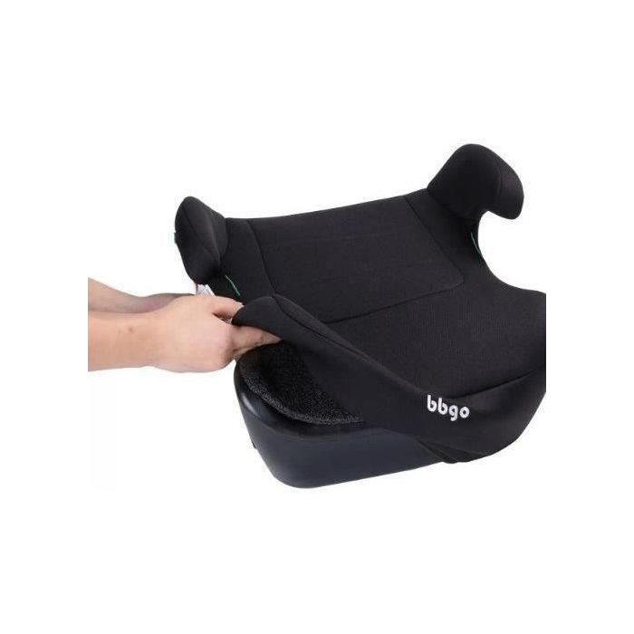 BBGO BBG8437027499012 Silla elevadora de coche Dreamcruise I-SIZE 125-150 cm ISOFIX para 6-12 años Negro, Funda extraíble y lavable 3