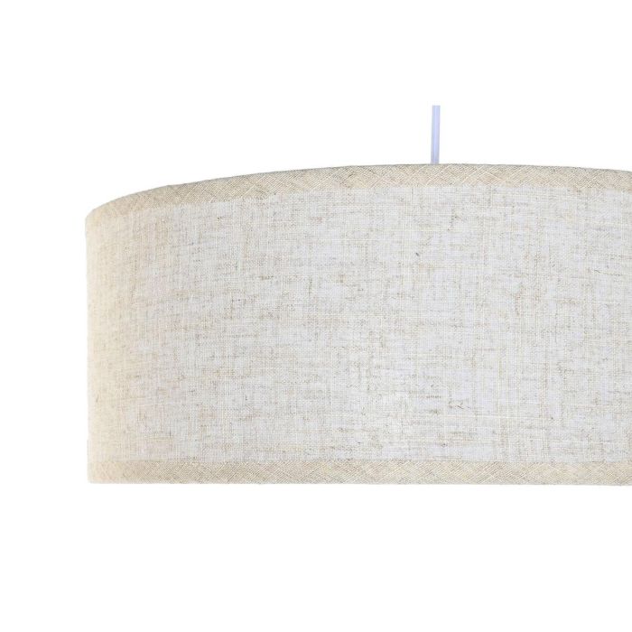 DKD Home Decor Lámpara de Techo Plafón Cuadrado Urban, Color Crudo, 40x40x15 cm, compatible E27 50W, Fabricado en Lino y Poliéster 4 DKD Home Decor Lámpara de Techo Plafón Cuadrado Urban, Color Crudo, 40x40x15 cm, compatible E27 50W, Fabricado en Lino y Poliéster 4