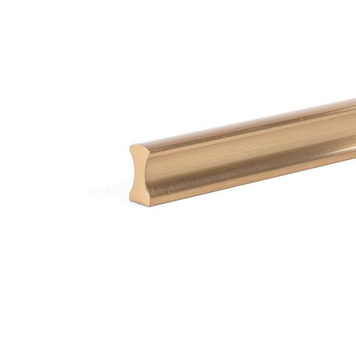 TRENTADUE Tirador Yokono de Aluminio con Acabado Latón Satinado y Distancia 384 2 TRENTADUE Tirador Yokono de Aluminio con Acabado Latón Satinado y Distancia 384 2