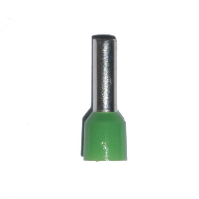 Puntera aislada 06,00 mm², verde, 100 unidades Puntera aislada 06,00 mm², verde, 100 unidades