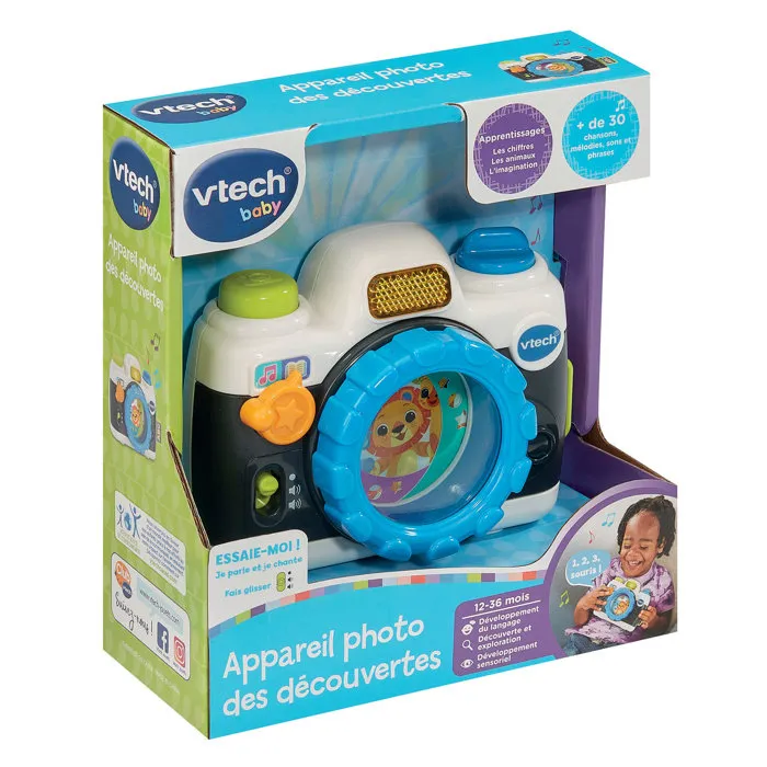 Vtech Baby Cámara de Descubrimiento Multicolor, VT3417765863059