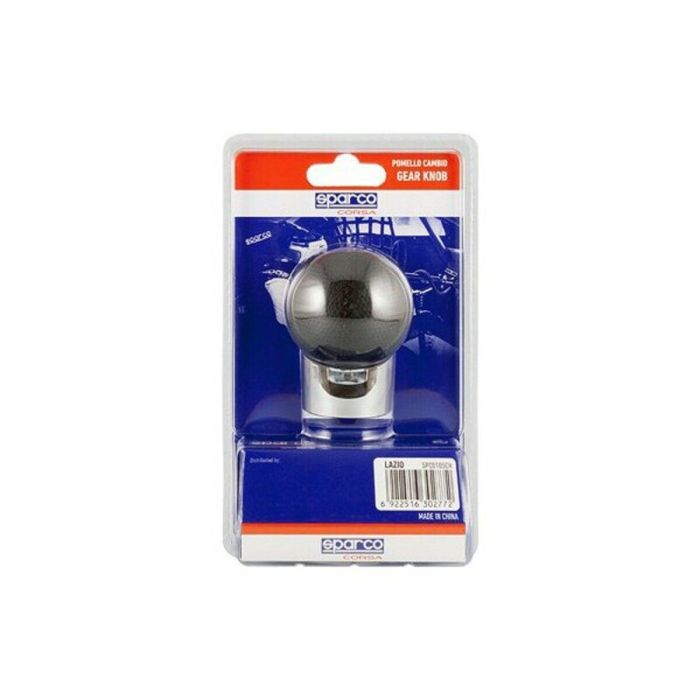 SPARCO SPC0105CH Pomo de Palanca de Cambios Lazio Cromado-Negro en Aluminio y Polipiel con Dibujo Intercambiable 2 SPARCO SPC0105CH Pomo de Palanca de Cambios Lazio Cromado-Negro en Aluminio y Polipiel con Dibujo Intercambiable 2