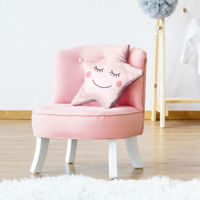 Home Deco Kids Cojín Estrella Rosa 44x37 cm 1