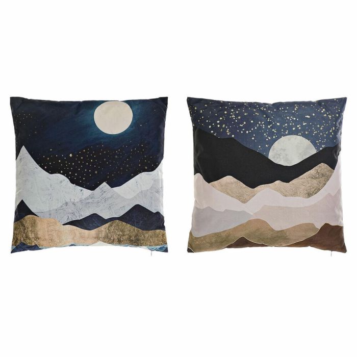Cojin DKD Home Decor Multicolor 10 x 45 x 45 cm (2 Unidades) Cojin DKD Home Decor Multicolor 10 x 45 x 45 cm (2 Unidades)