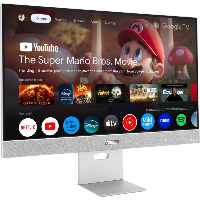 ASUS MS27UC ZenScreen Smart Monitor 27" UHD 4K IPS 5ms HDMI DisplayPort USB-C Wi-Fi Android 3 ASUS MS27UC ZenScreen Smart Monitor 27" UHD 4K IPS 5ms HDMI DisplayPort USB-C Wi-Fi Android 3