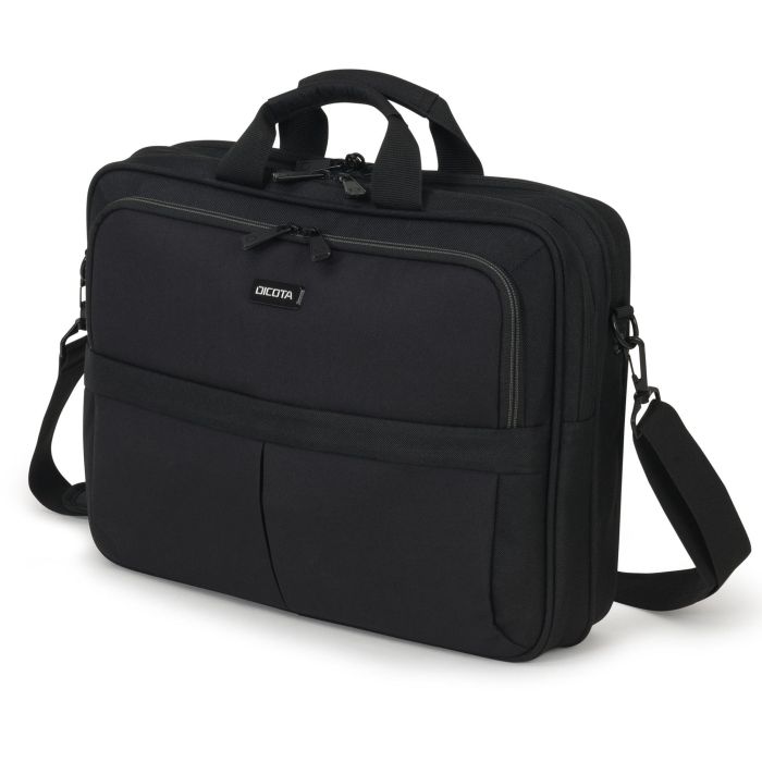 DICOTA SCALE Bandolera Eco Top Traveller para portátil 14-15.6" (35.56-39.62cm) Negro PET, con compartimento tableta 0 DICOTA SCALE Bandolera Eco Top Traveller para portátil 14-15.6" (35.56-39.62cm) Negro PET, con compartimento tableta 0