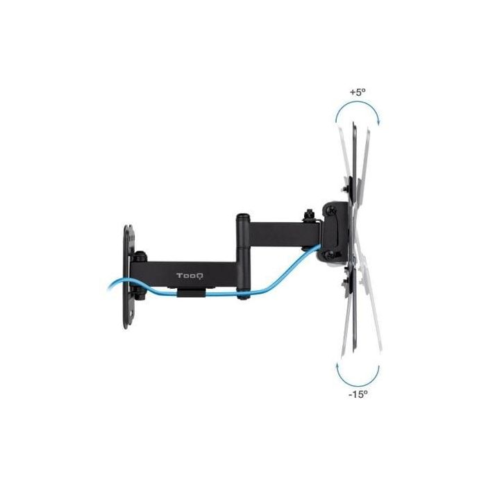 Soporte de Pared Extensible/ Giratorio/ Inclinable TooQ LP1344TN-B para TV de 13-43"/ hasta 20kg 2 Soporte de Pared Extensible/ Giratorio/ Inclinable TooQ LP1344TN-B para TV de 13-43"/ hasta 20kg 2