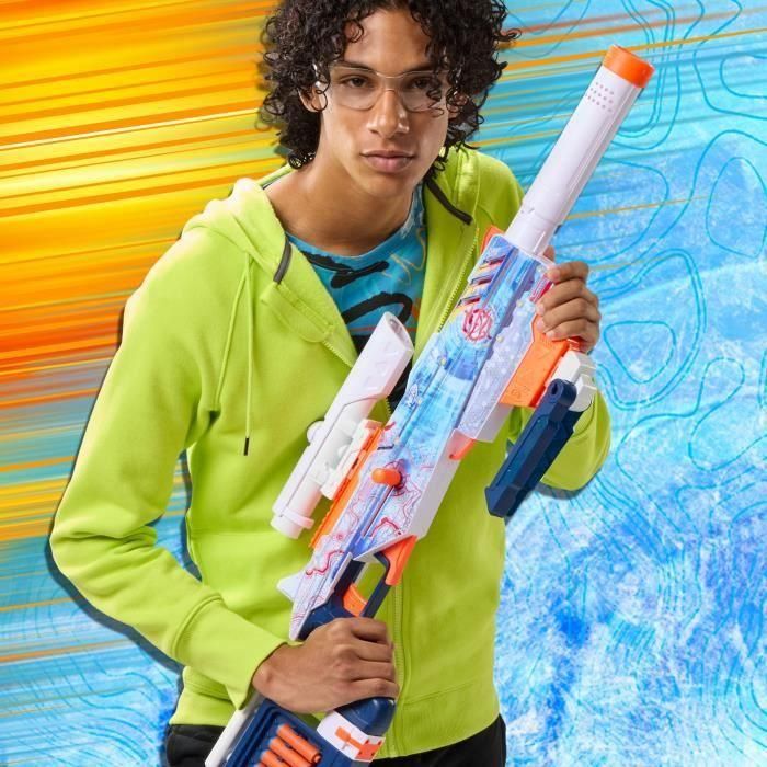 Hasbro G1763 Nerf Load Out Artic Zerostriker - Lanzador con Accesorios Intercambiables, Clip de 6 Dardos y 24 Dardos N1 2 Hasbro G1763 Nerf Load Out Artic Zerostriker - Lanzador con Accesorios Intercambiables, Clip de 6 Dardos y 24 Dardos N1 2