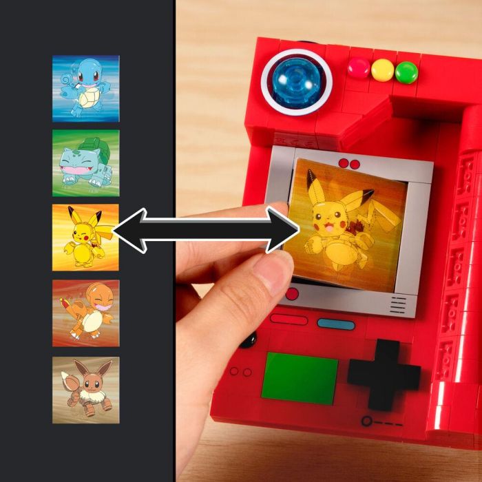 Mega Bloks Hym37 Pokédex Región Kanto Pokémon Construible con Luz y 5 Cartas Lenticulares Intercambiables, Edad +14 2 Mega Bloks Hym37 Pokédex Región Kanto Pokémon Construible con Luz y 5 Cartas Lenticulares Intercambiables, Edad +14 2