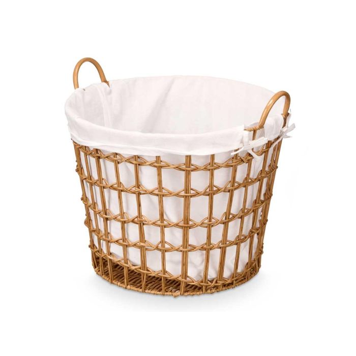 Cesto Redondo Asas Bajo Natural Kipit 47X41CM (6 Unidades) 1 Cesto Redondo Asas Bajo Natural Kipit 47X41CM (6 Unidades) 1
