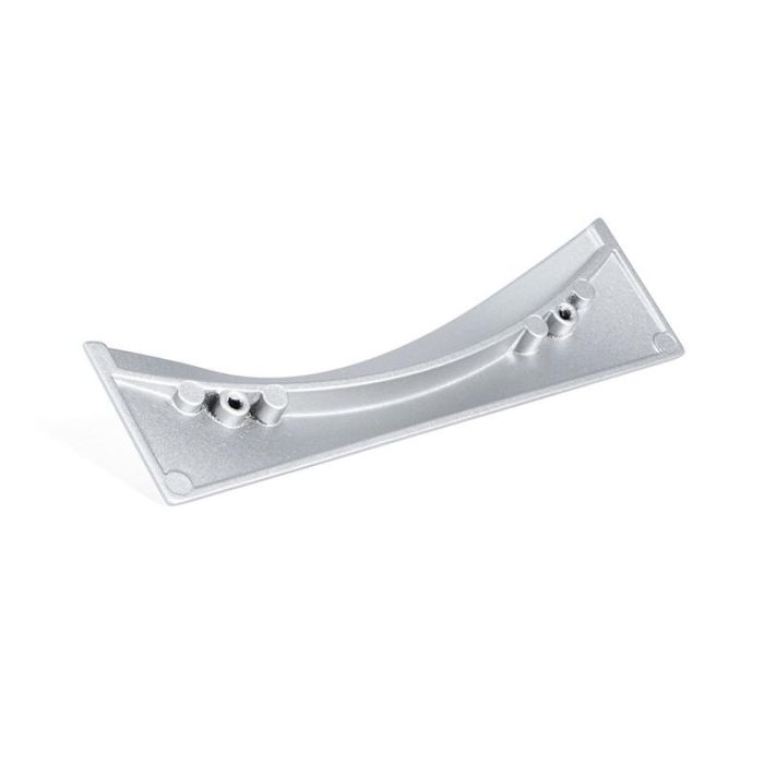 Trentadue Tirador Corvo Zamak Negro Mate Cromado Aluminio RAL 9006 para Muebles y Cajones