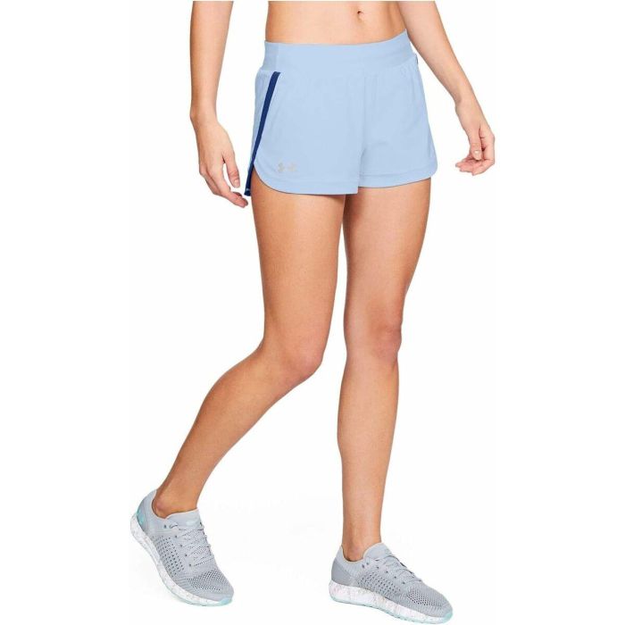 Pantalones Cortos Deportivos para Mujer Under Armour Celeste 4