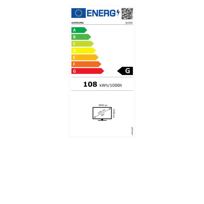 Samsung QH50C Pantalla Smart Signage 50" 4K UHD Wifi 24/7